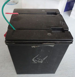 摩托车蓄电池焊接样品