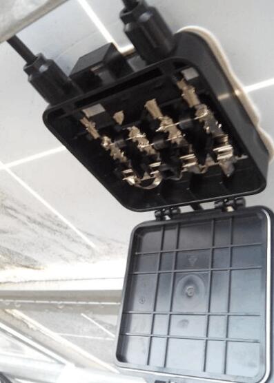 太阳能光伏接线盒的细节