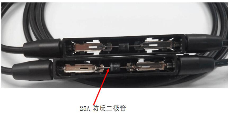 太阳能光伏接线盒的细节