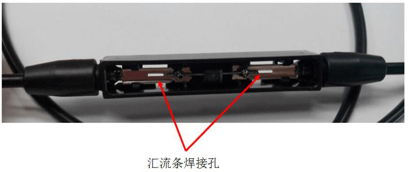 太阳能光伏接线盒的细节