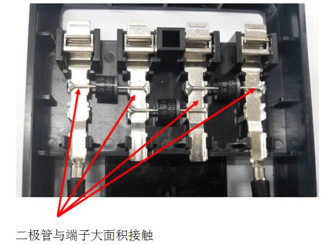 太阳能光伏接线盒的细节