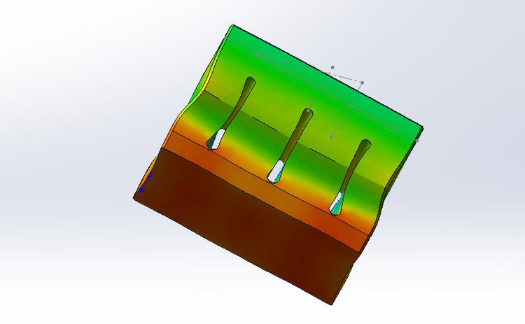 180 140超声波方模具频率模拟测试