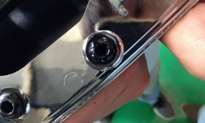 空心柱热铆图片