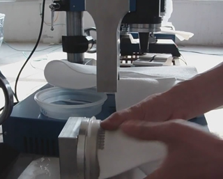 环保过滤行业产品超声波热熔图片