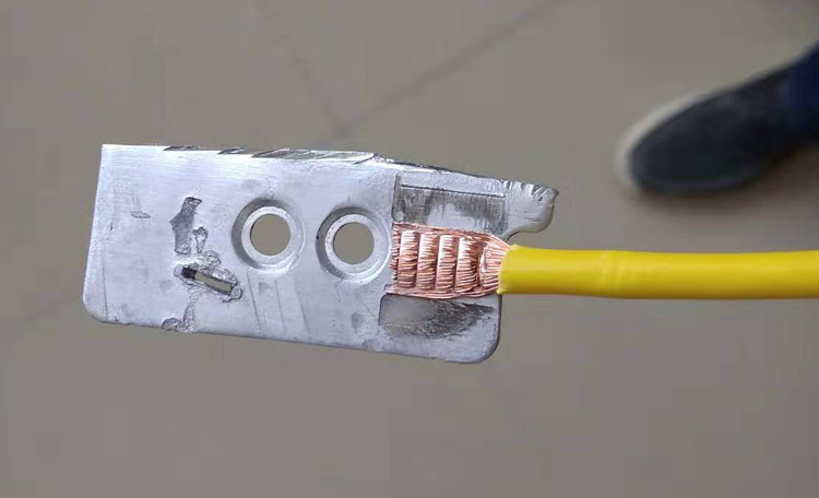 铜铝线片超声波金属点焊图片