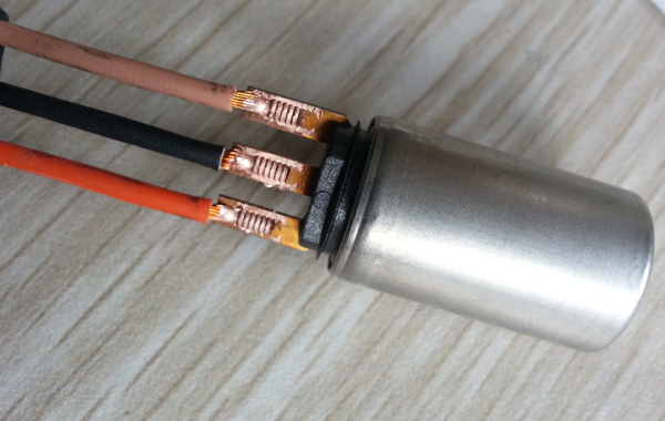 小线径与薄铜片超声波点焊图片