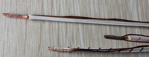 多股线与单根漆包线超声波焊接图片