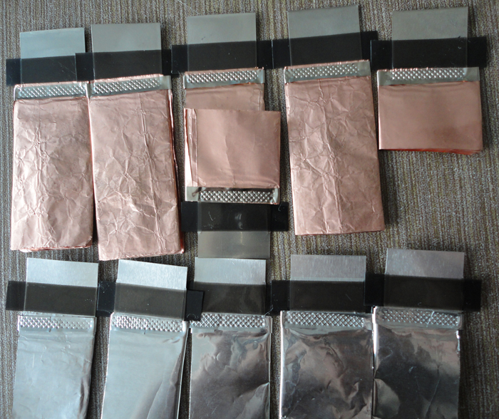 锂电池正负极片热压图片