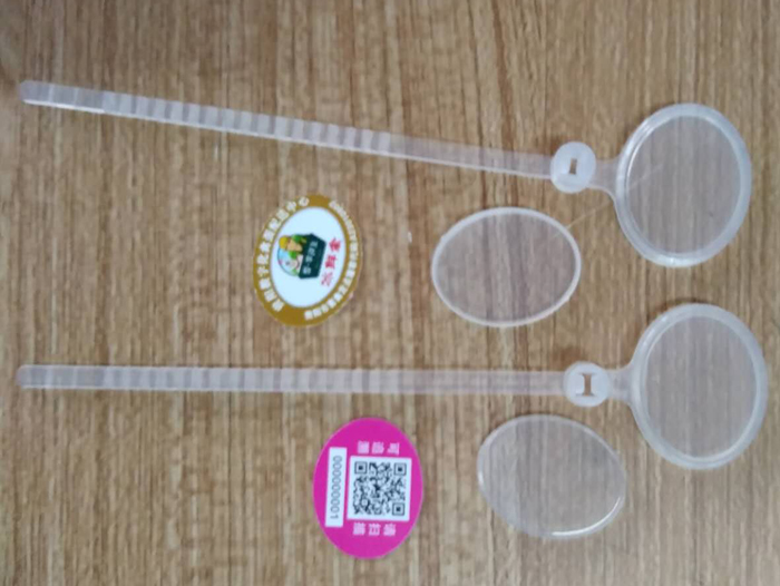 二维码鸡脚环装配图片