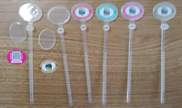 二维码鸡脚环装配图片