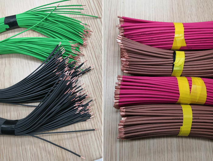 0.75/6平方铜线束超声波压方代加工（盐城）