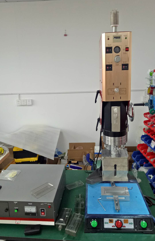 制氧机过滤器pc塑胶上下壳超声波焊接视频